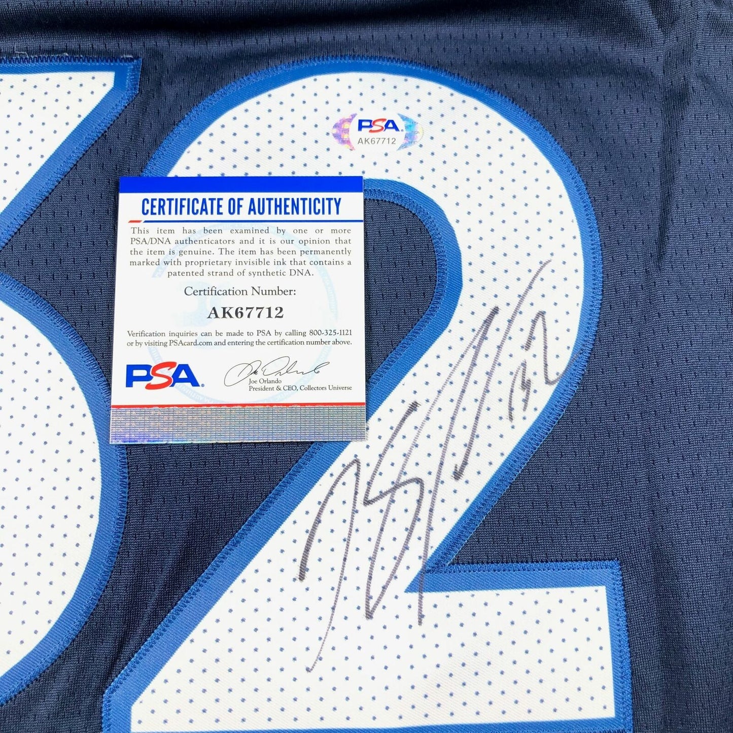 Karl-Anthony Towns signed jersey PSA/DNA Autographed Minnesota Timberwolves