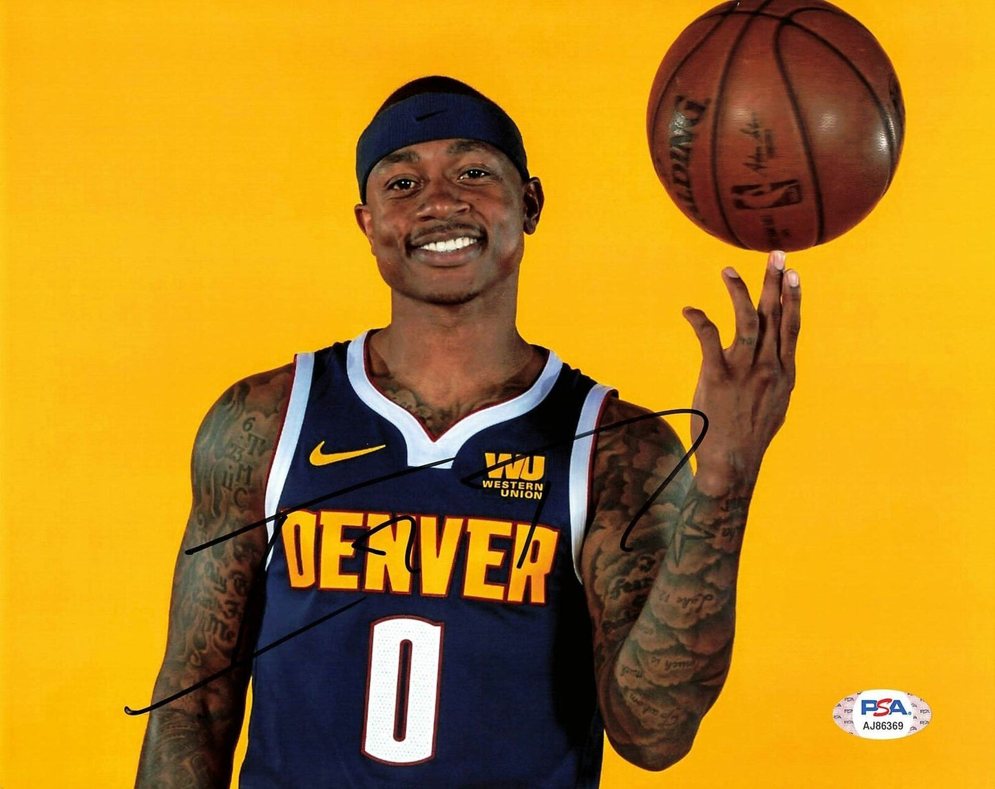 Isaiah Thomas signed 8x10 photo PSA/DNA Denver Nuggets