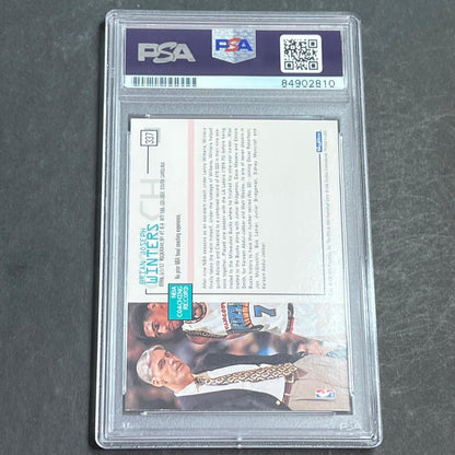 1996-97 NBA Hoops #337 Brian Winters Signed Card AUTO PSA Slabbed Grizzles
