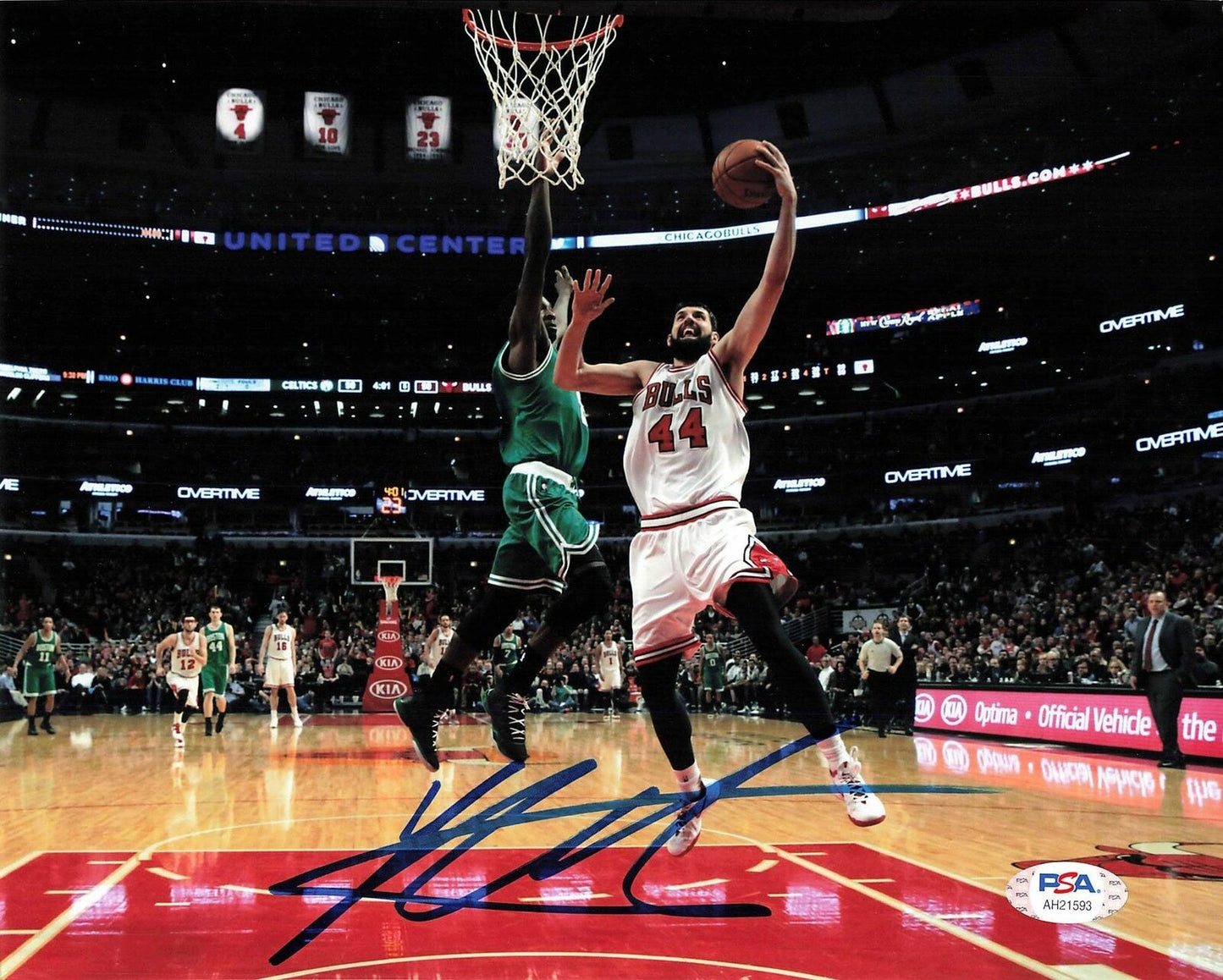 Nikola Mirotic signed 8x10 photo PSA/DNA New Orleans Pelicans Autographed Bucks