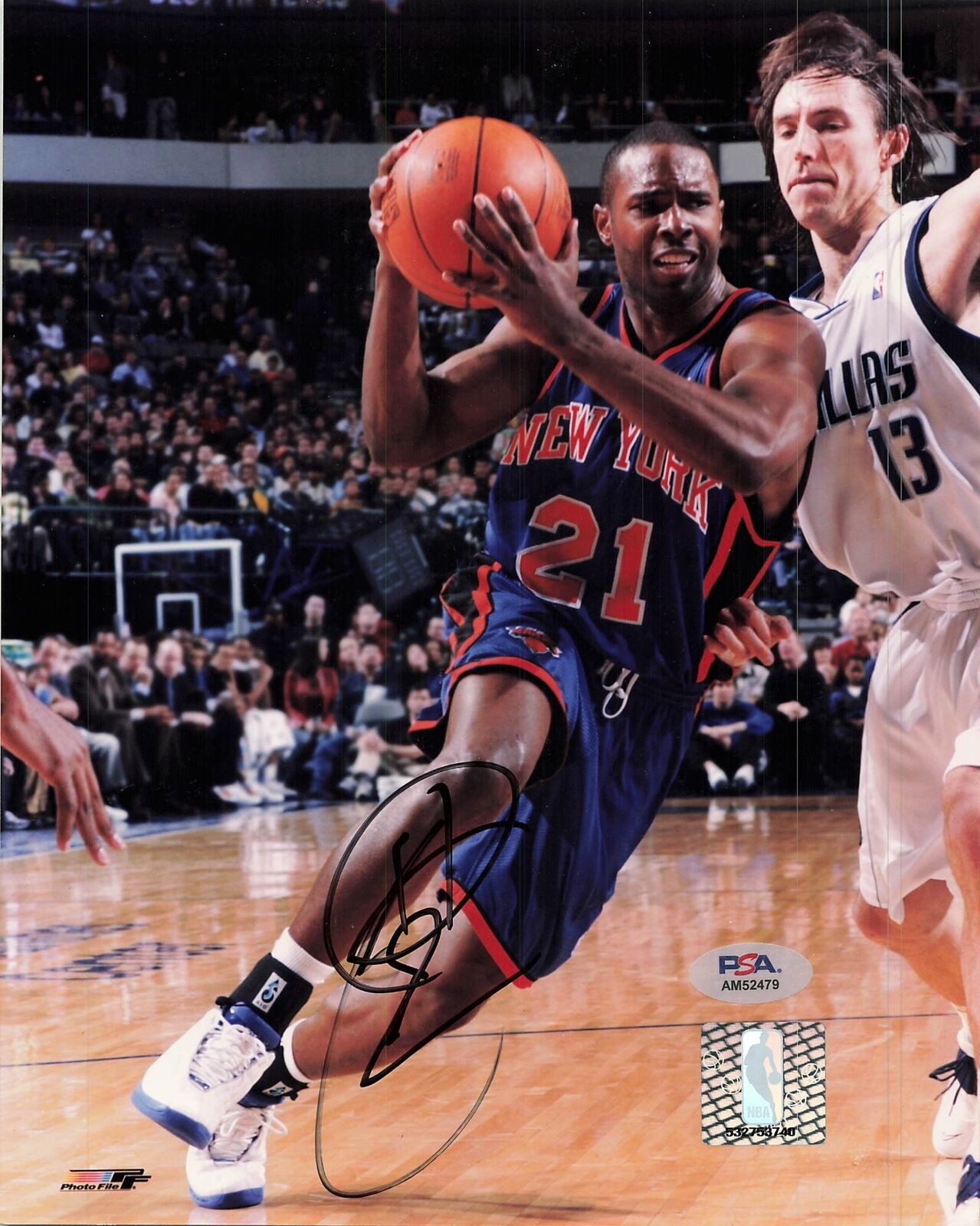 CHARLIE WARD signed 8x10 photo PSA/DNA New York Knicks Autographed