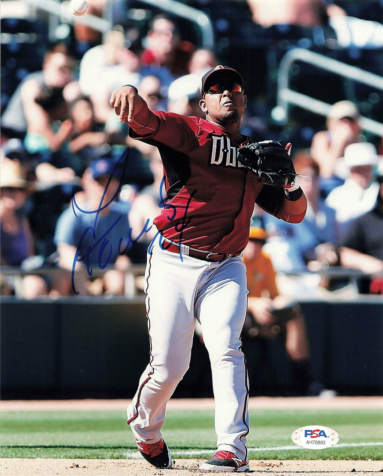 Yasmany Tomas signed 8x10 photo PSA/DNA Arizona D-Backs Autographed