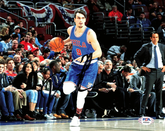 Dario Saric signed 8x10 photo PSA/DNA Philadelphia 76ers Autographed