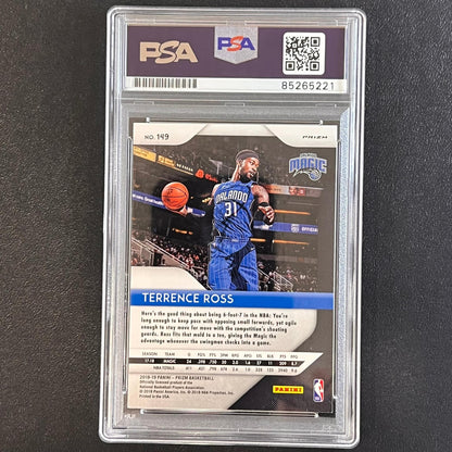 2018-19 Panini Prizm #149 Terrence Ross Signed Card AUTO PSA Slabbed Magic