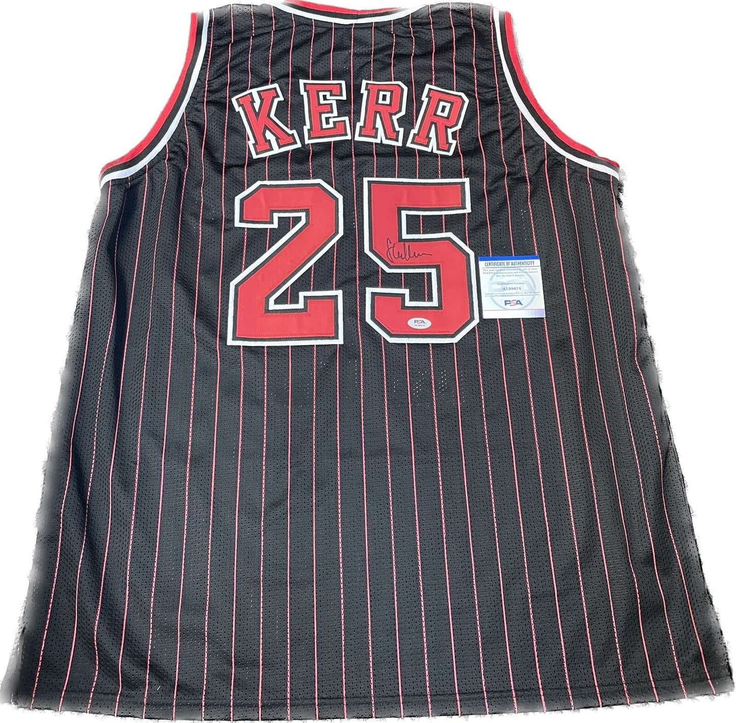 Steve Kerr Signed Jersey PSA/DNA Chicago Bulls Michael Jordan