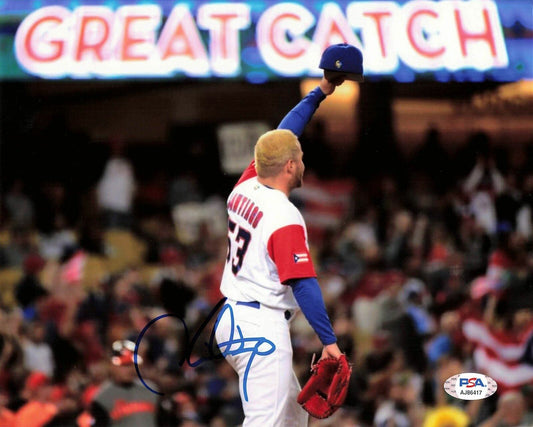 HECTOR SANTIAGO signed 8x10 photo PSA/DNA Puerto Rico Autographed