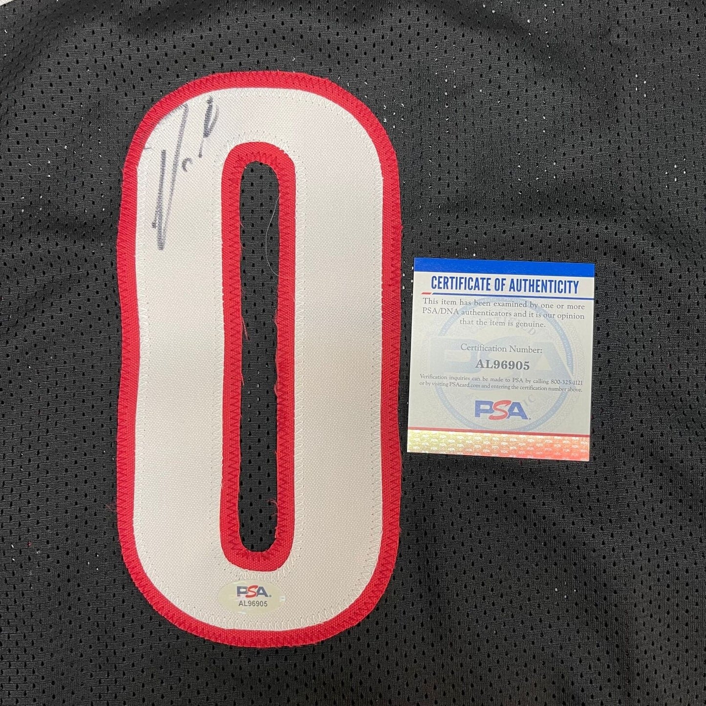 Damian Lillard signed jersey PSA/DNA Portland Trail Blazers Autographed