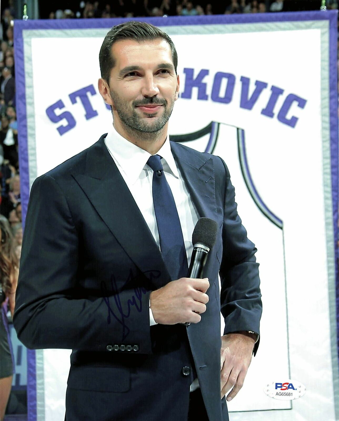 Peja Stojakovic signed 8x10 photo PSA/DNA Sacramento Kings Autographed