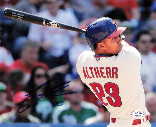 AARON ALTHERR signed 8x10 photo PSA/DNA Philadelphia Phillies Autographed