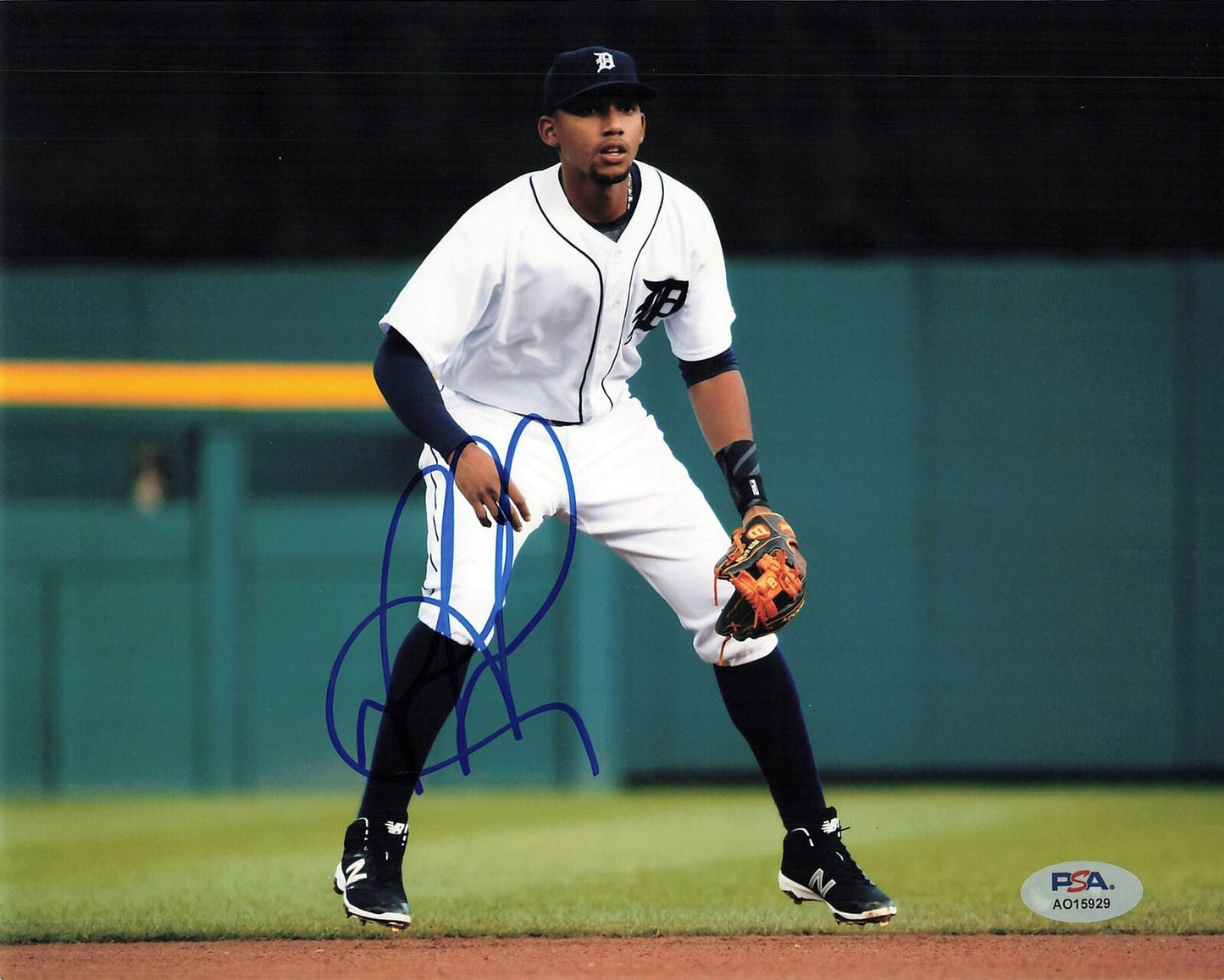 Dixon Machado signed 8x10 photo PSA/DNA Detroit Tigers Autographed