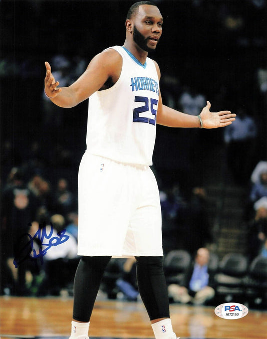 Al Jefferson signed 8x10 photo PSA/DNA Charlotte Hornets Autographed