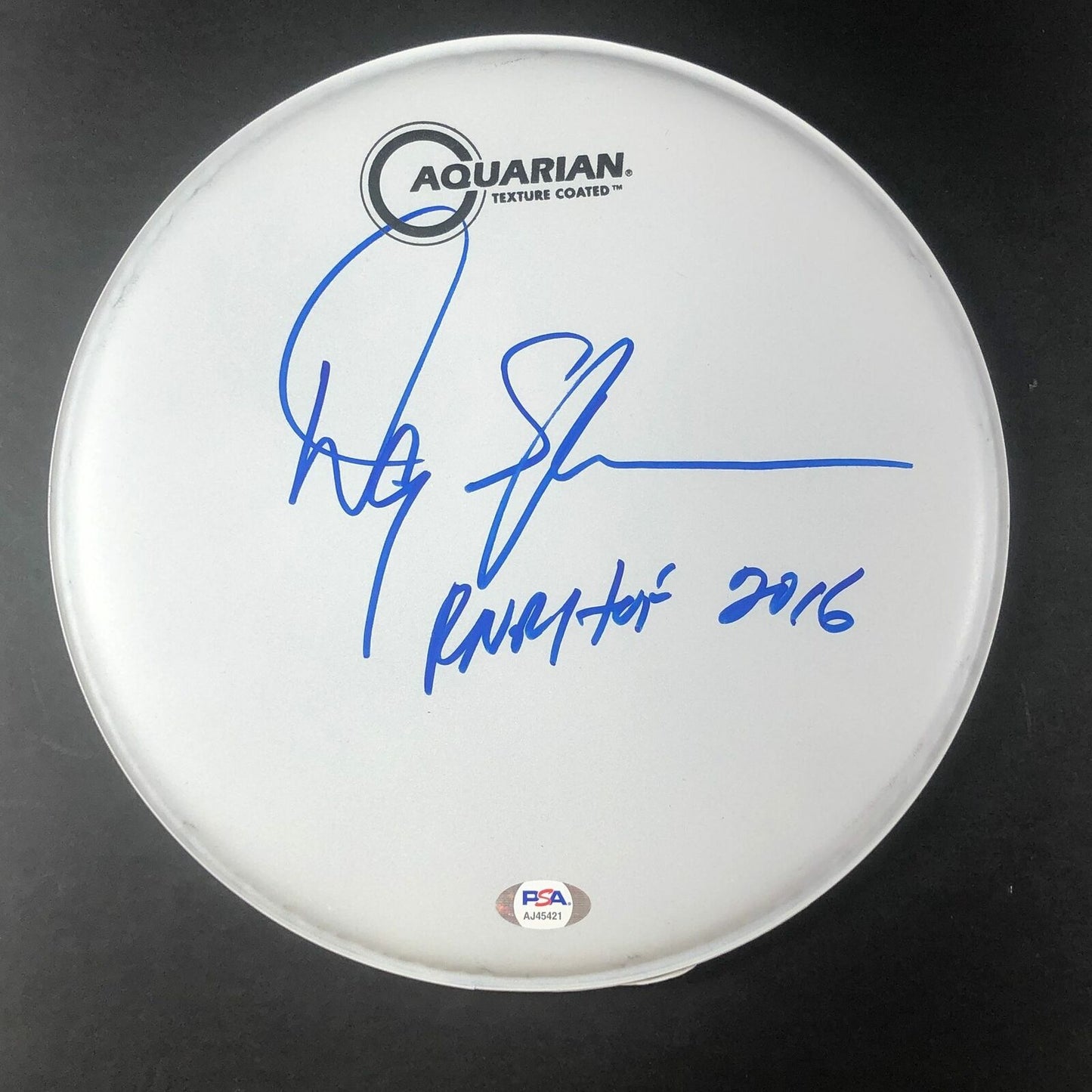 DANNY SERAPHINE signed Drumhead PSA/DNA Chicago autographed