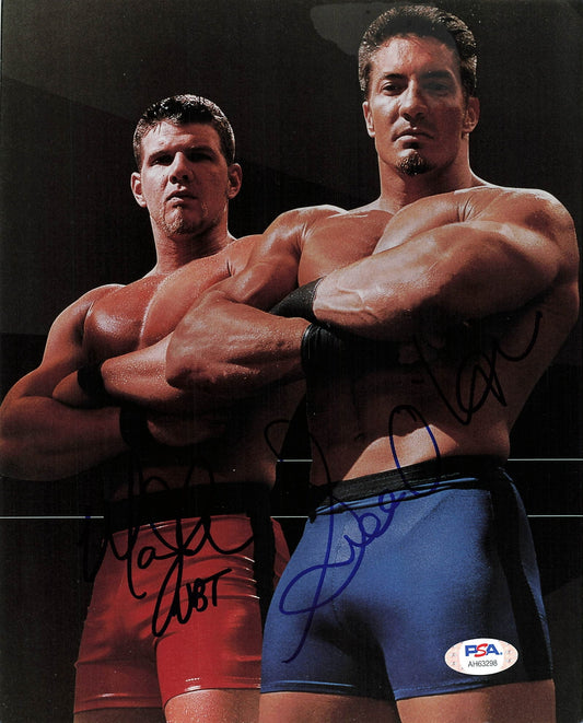 Mark Jindrak and Sean O'Ohaire signed 8x10 photo PSA/DNA WCW WWE Autographed Wre