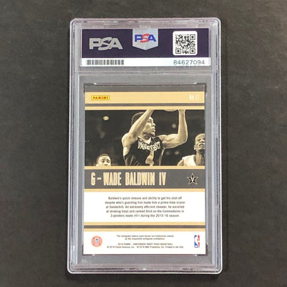 2016-17 Panini Contenders Draft Picks School Colors #17 Wade Baldwin IV Signed C