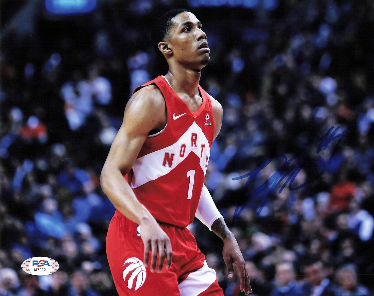 Patrick McCaw signed 8x10 photo PSA/DNA Toronto Raptors Autographed