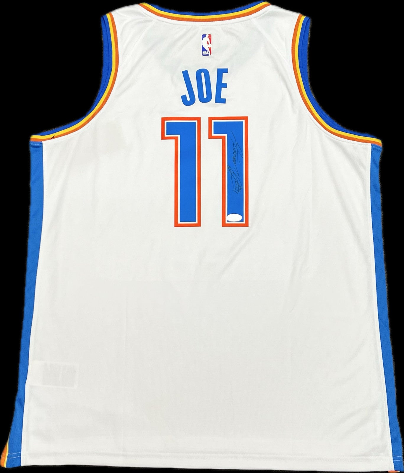 Isaiah Joe Signed Jersey Oklahoma City Thunder Autographed