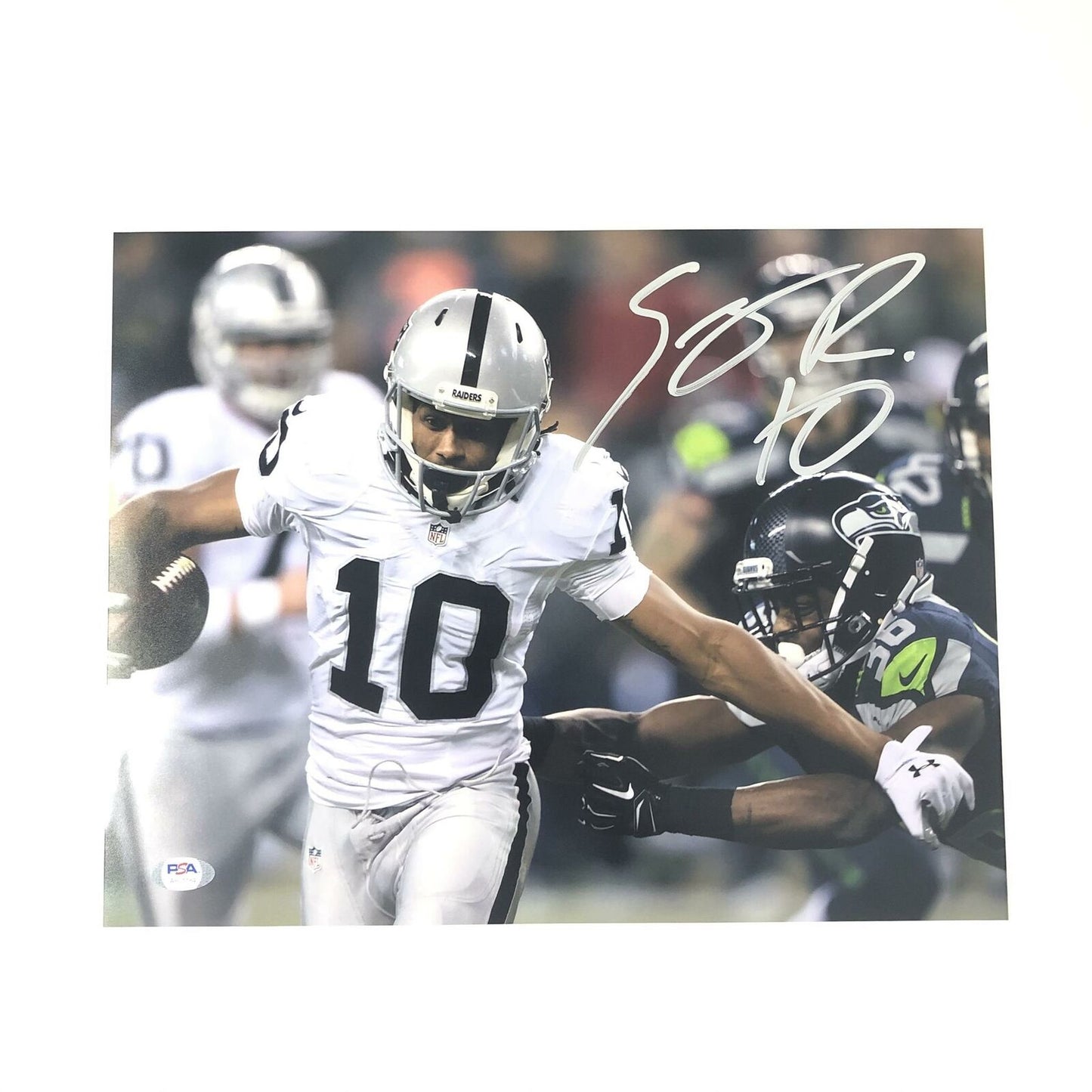 Seth Roberts signed 11x14 photo PSA/DNA Oakland Raiders Ravens Autographed