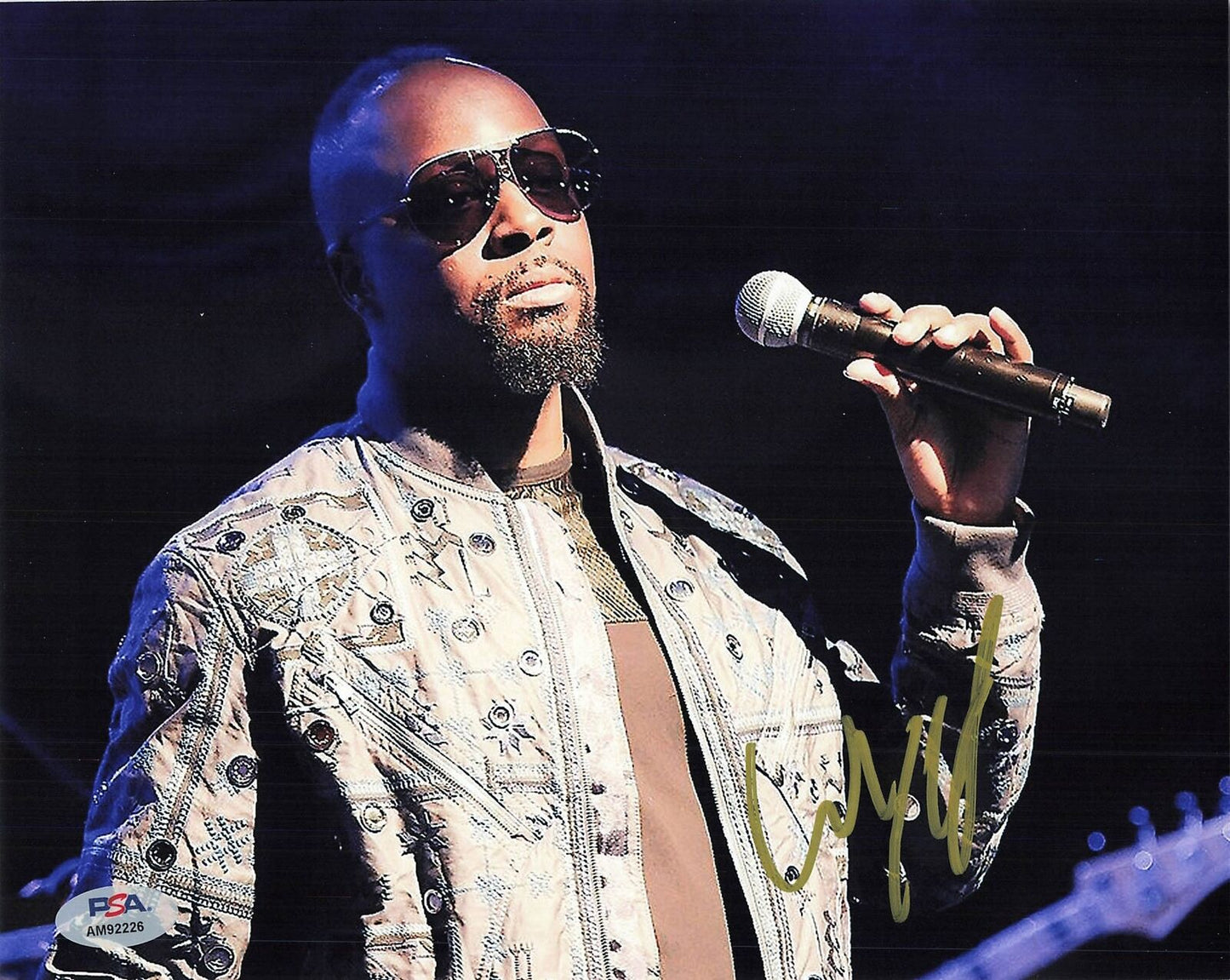 Wyclef Jean signed 8x10 photo PSA/DNA autographed