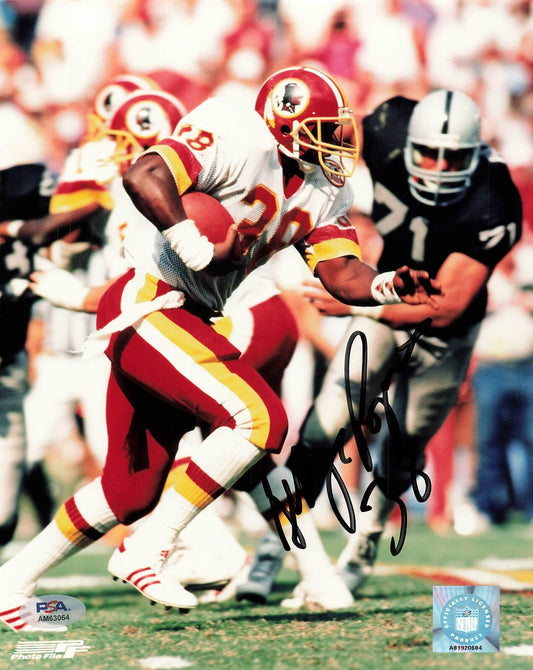 George Rogers signed 8x10 photo PSA/DNA Washington Autographed