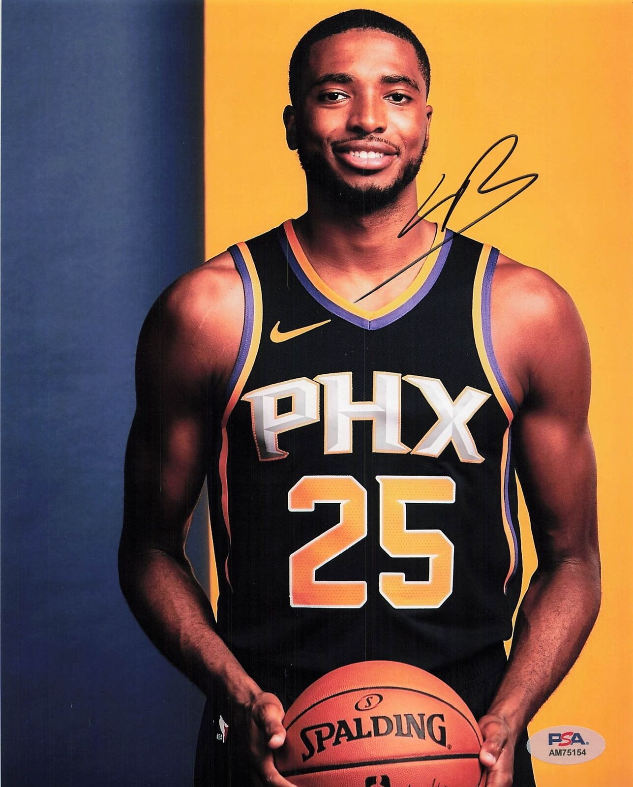 Mikal Bridges signed 8x10 photo PSA/DNA Phoenix Suns Autographed