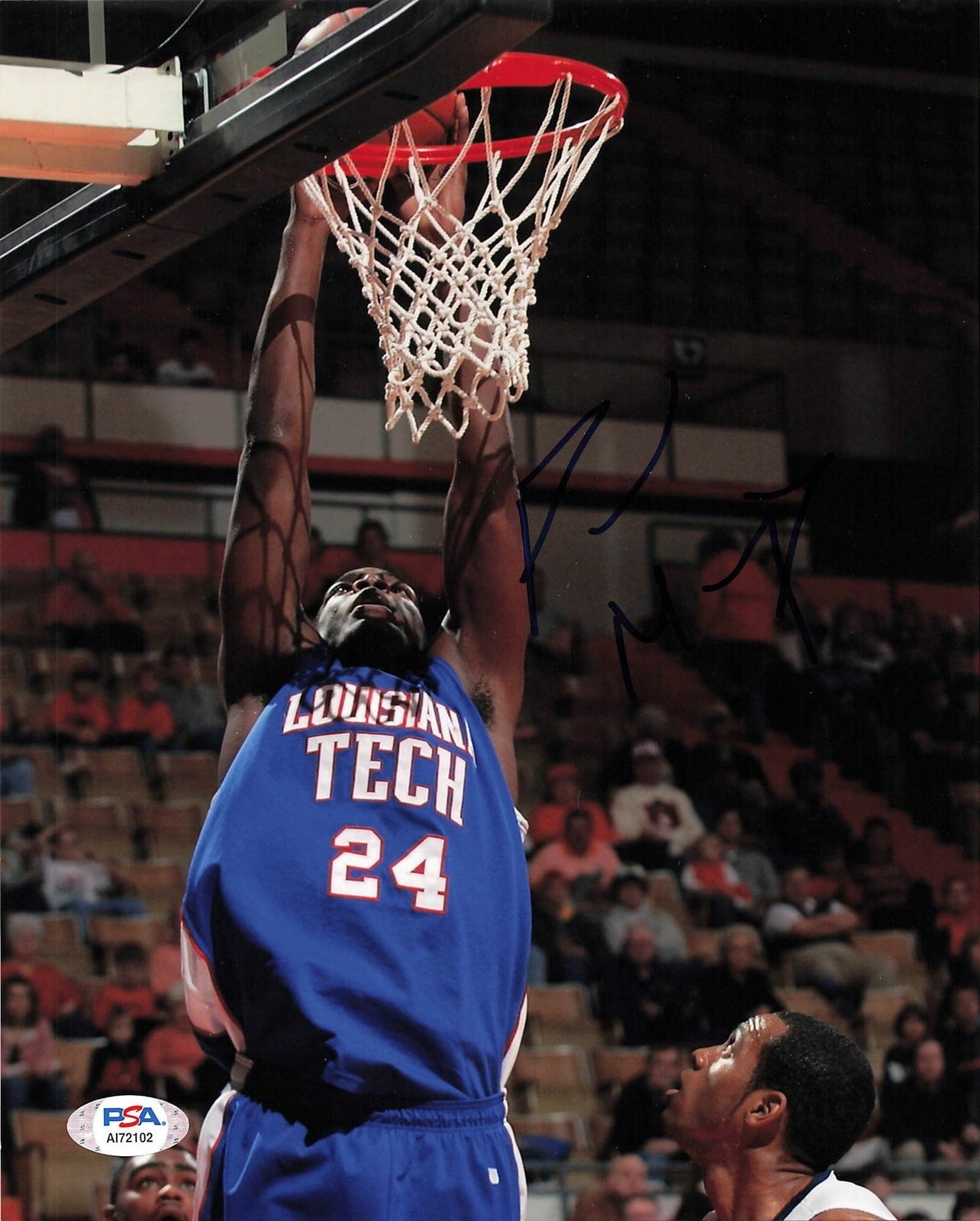 Paul Millsap signed 8x10 photo PSA/DNA Louisiana Tech Bulldogs Autographed