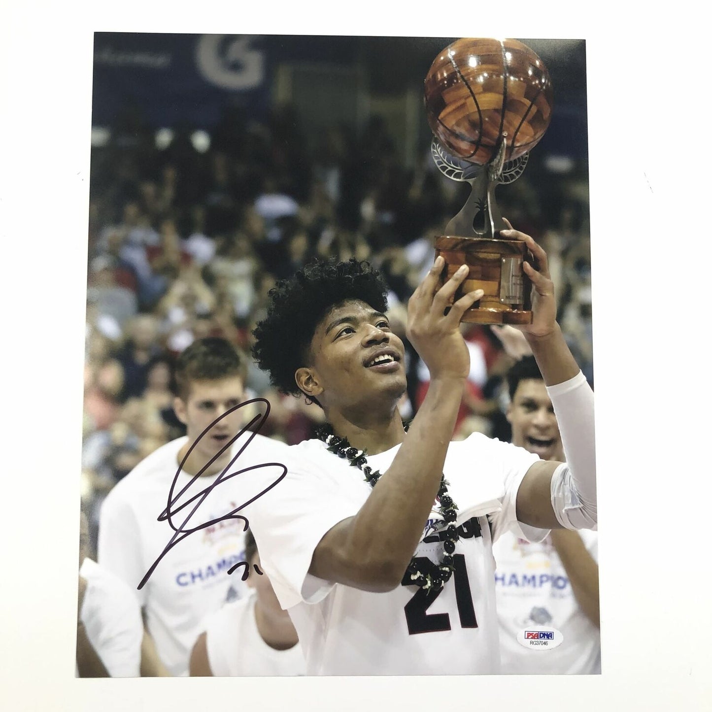 Rui Hachimura signed 11x14 photo PSA/DNA Gonzaga Bulldogs Wizards Autographed