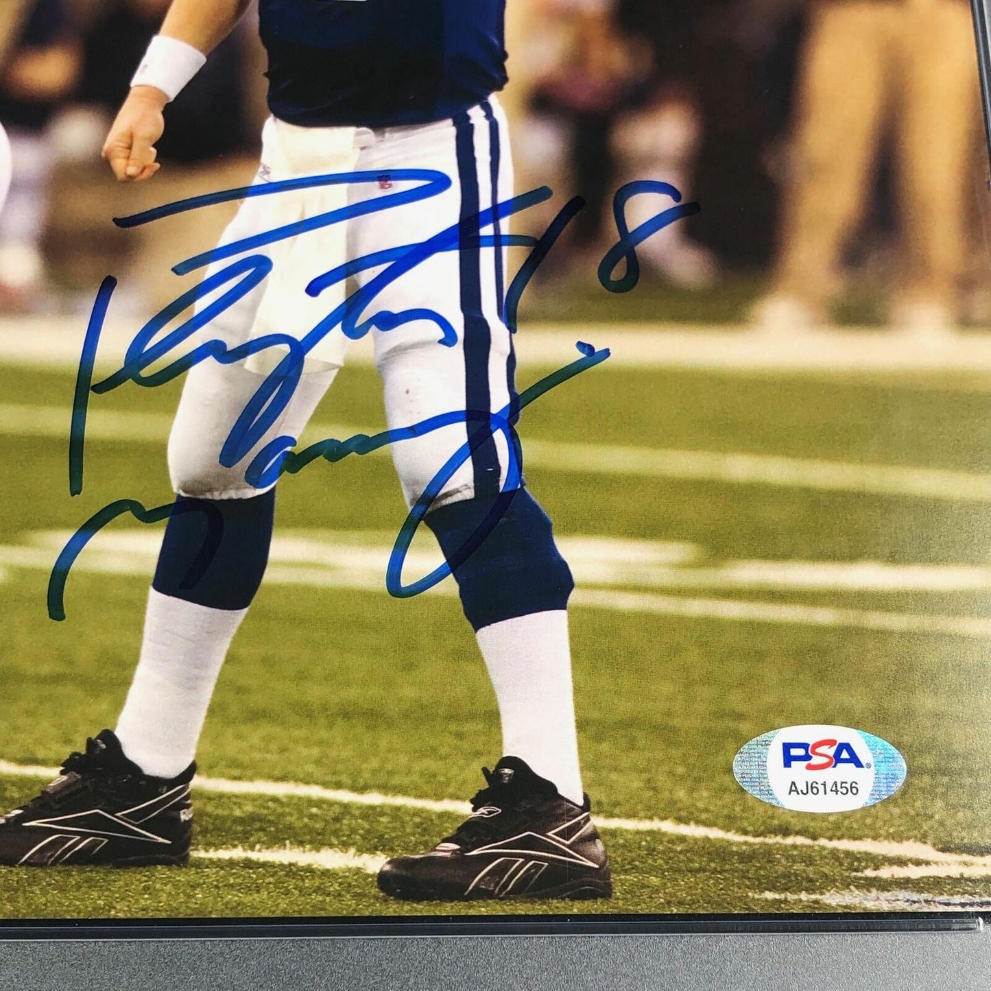 Peyton Manning Signed 8x10 Photo PSA/DNA Encapsulated Auto Grade 10 Gem Mint