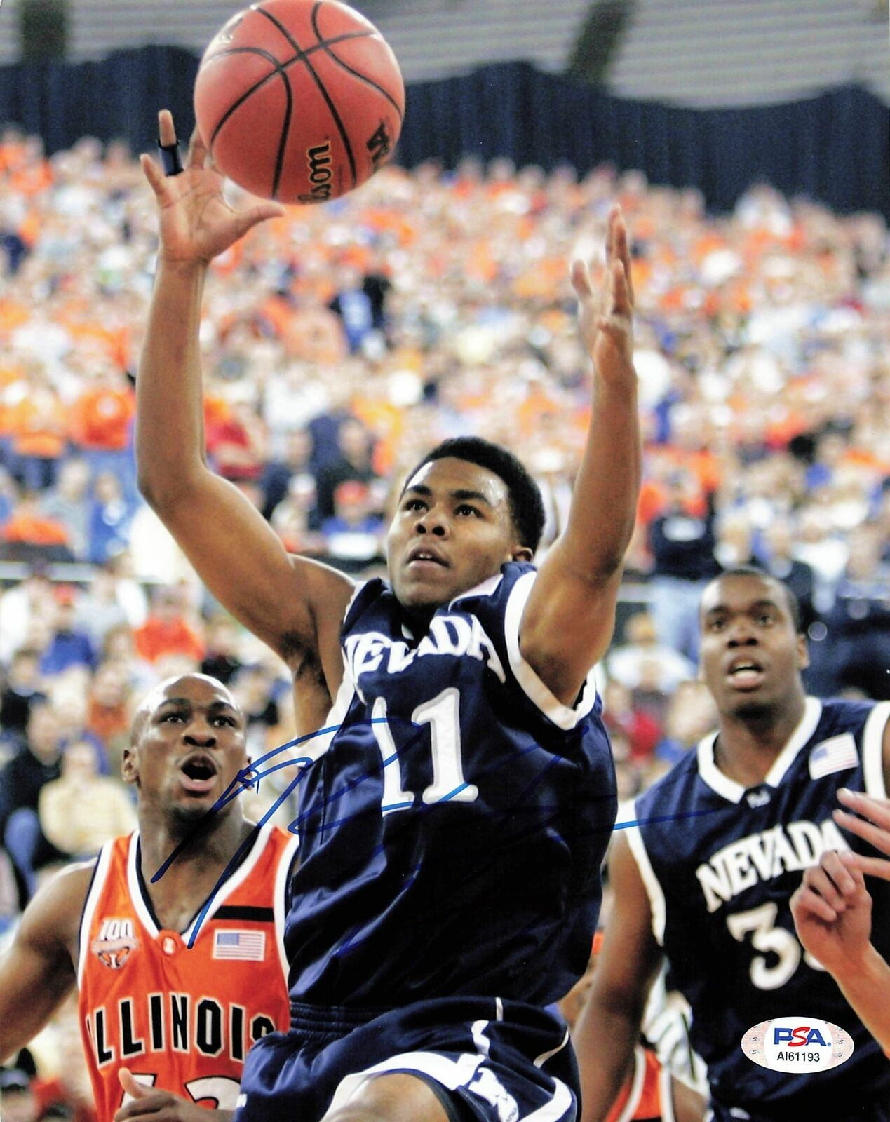 RAMON SESSIONS signed 8X10 photo PSA/DNA Nevada Wolverines Autographed