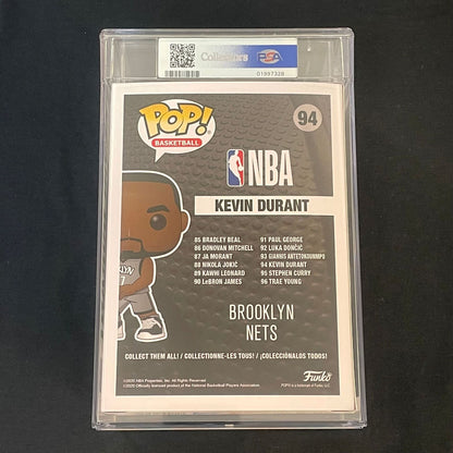 Kevin Durant Encapsulated Funko Pop #94 PSA NM-MT 9 Nets