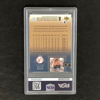 2004 UD Diamond Coll. #58 Derek Jeter PSA 6 EX-MT All-Star Lineup