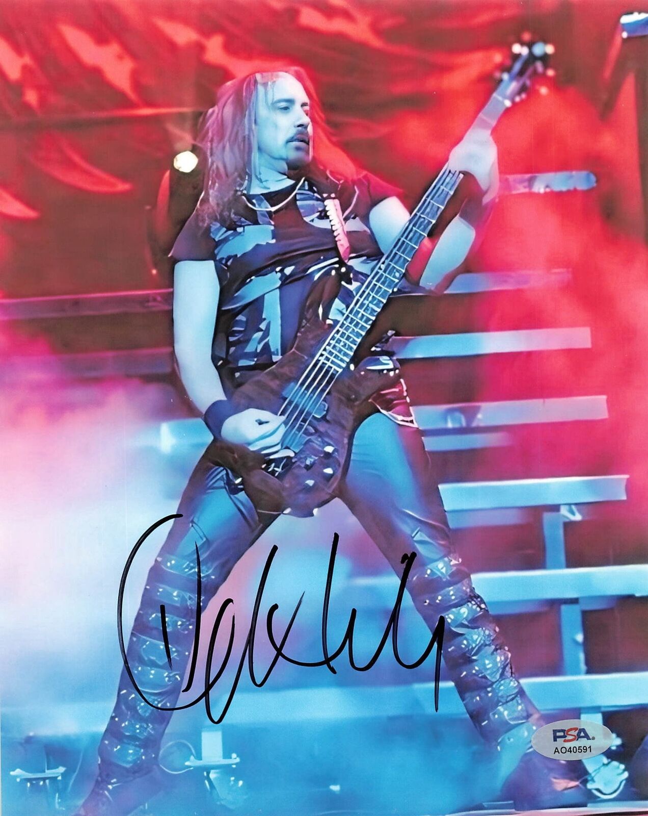 Ian Hill of Judas Priest signed 8x10 photo PSA/DNA Autographed