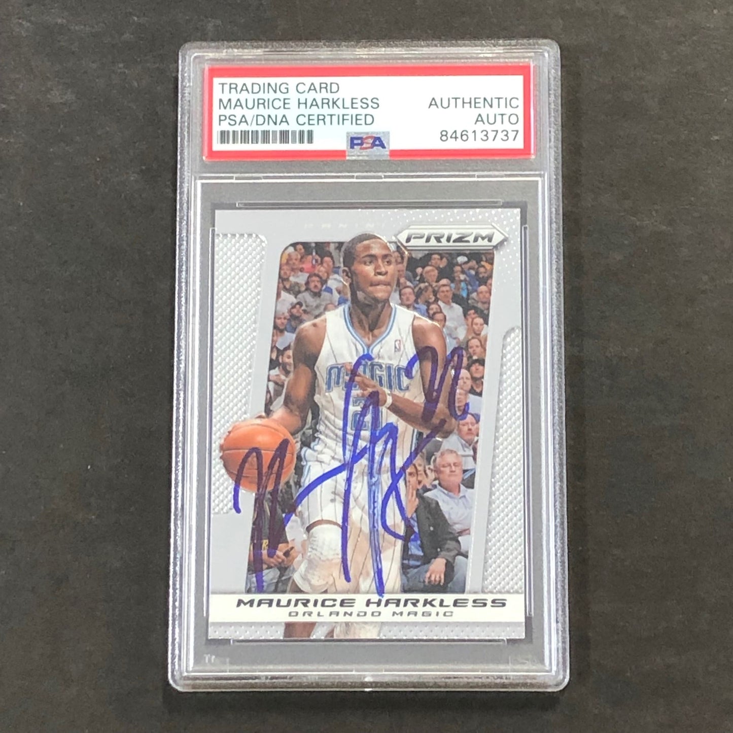 2013-14 Panini Prizm #146 Maurice Moe Harkless Signed Card AUTO PSA Slabbed Magi