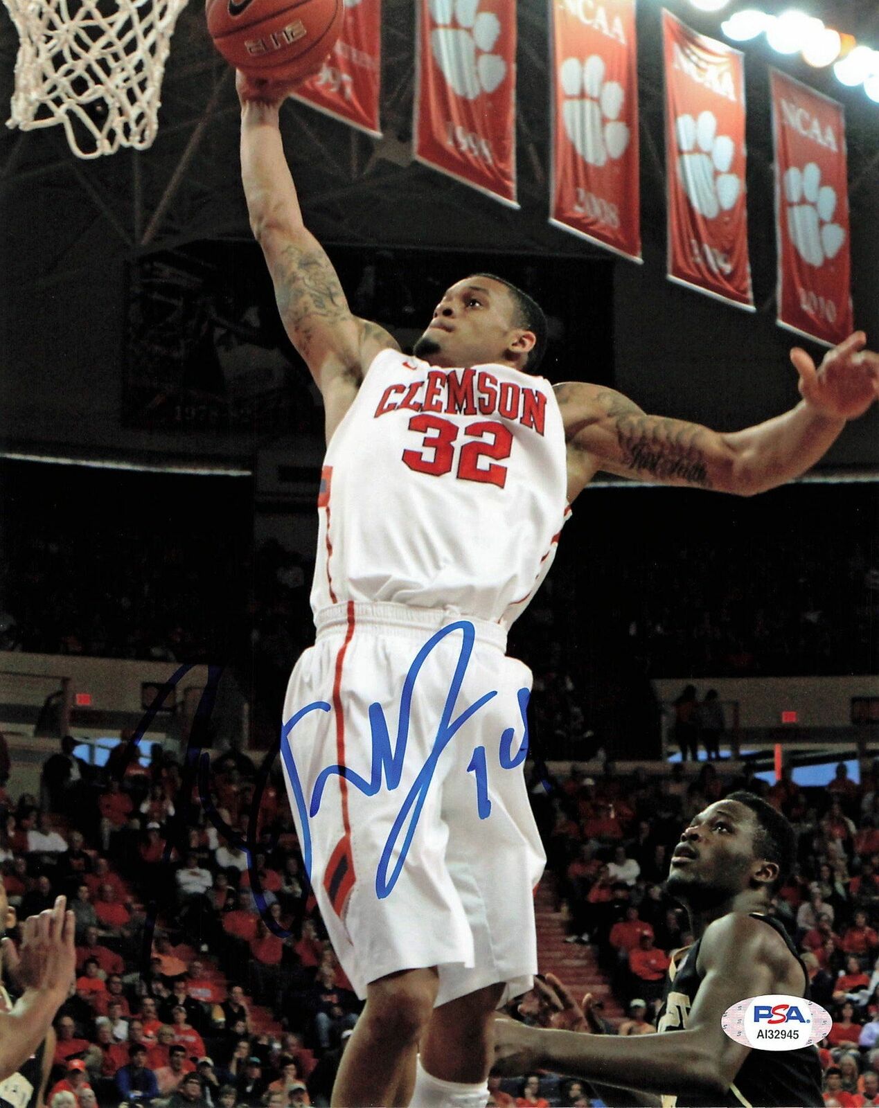 KJ McDaniels signed 8x10 photo PSA/DNA Clemson Autographed