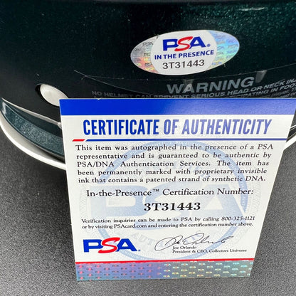 Jalen Hurts Signed Full Size Speed Authentic Helmet PSA/DNA Eagles Autographed