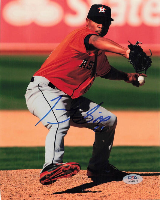 Tony Sipp signed 8x10 photo PSA/DNA Houston Astros Autographed