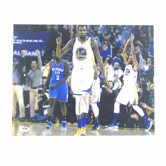 Kevin Durant signed 11x14 photo PSA/DNA Golden State Warriors Autographed