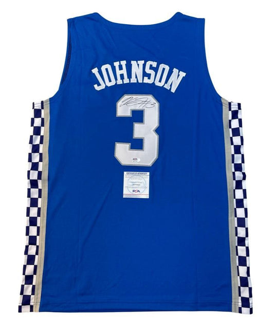 Keldon Johnson signed jersey PSA/DNA Kentucky Wildcats Autographed