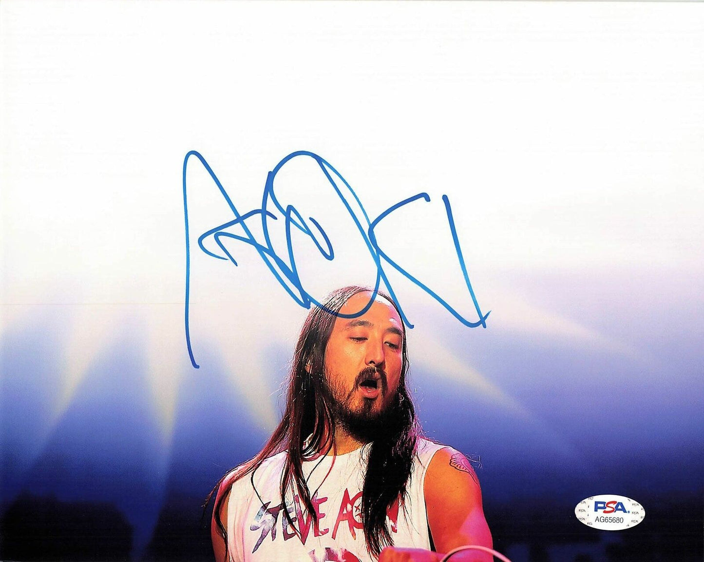 Steve Aoki signed 8x10 photo PSA/DNA Autographed