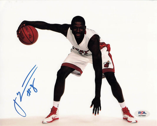 James Ennis signed 8x10 photo PSA/DNA Miami Heat Autographed