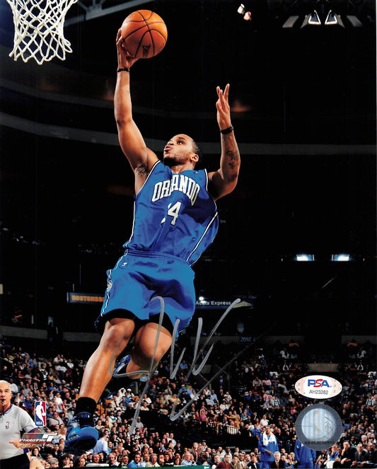 Jameer Nelson signed 8x10 photo PSA/DNA Orlando Magic Autographed