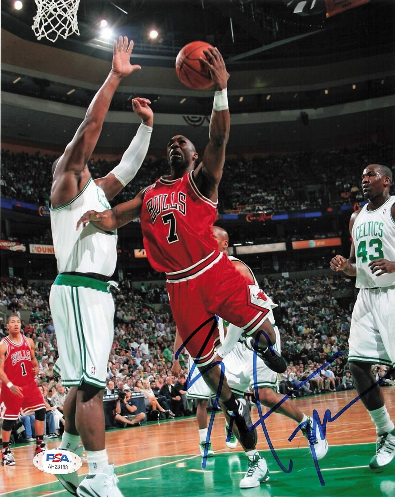 Ben Gordon signed 8x10 photo PSA/DNA Chicago Bulls Autographed