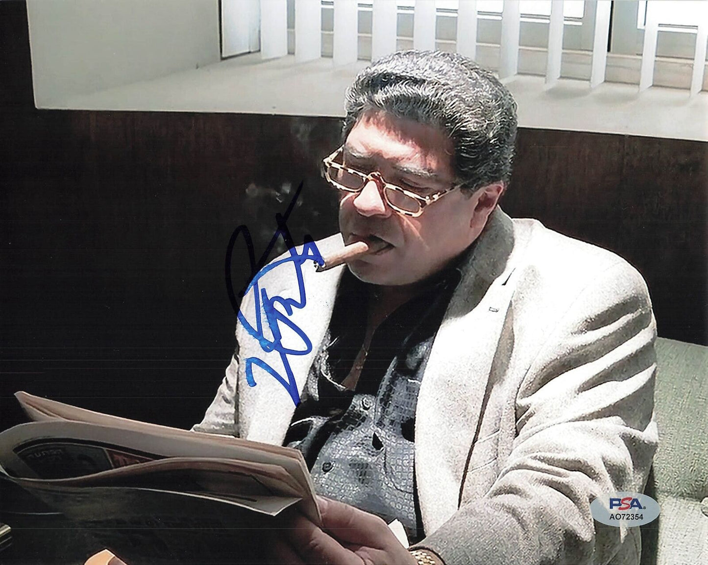 Vincent Pastore signed 8x10 photo PSA/DNA Autographed Sopranos