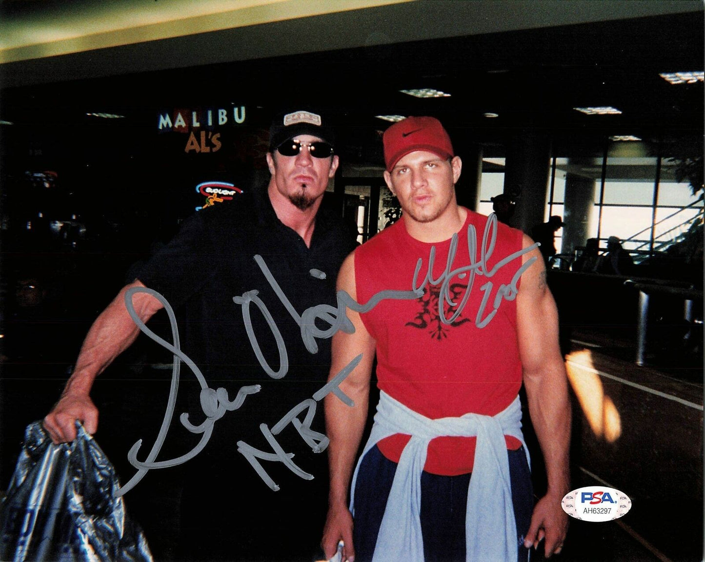 Sean O'Haire Mark Jindrak signed 8x10 photo PSA/DNA COA WWE Autographed