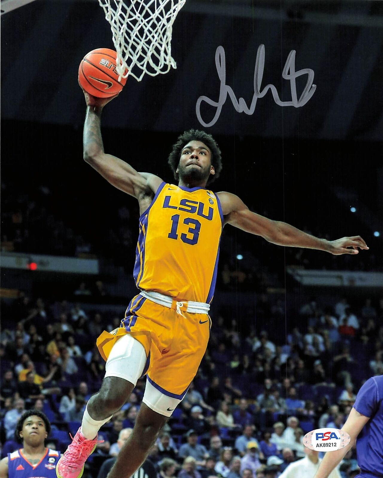 TARI EASON signed 8x10 photo PSA/DNA LSU Autographed