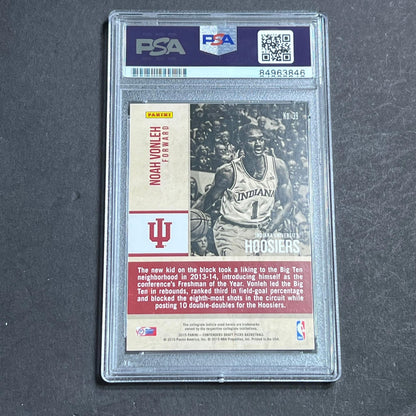 2013-14 Panini Contenders Draft Picks #39 Noah Vonleh Signed Card AUTO PSA Slabb