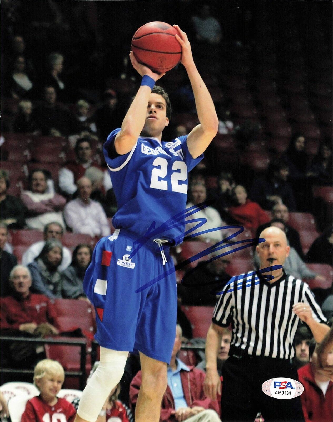 RJ Hunter signed 8x10 photo PSA/DNA Georgia State Autographed