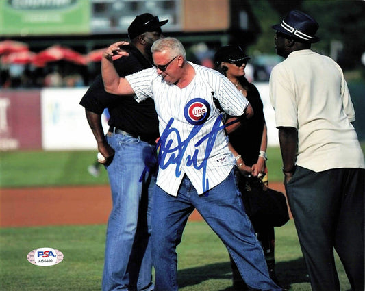 STEVE TROUT signed 8x10 photo PSA/DNA Chicago Cubs Autographed