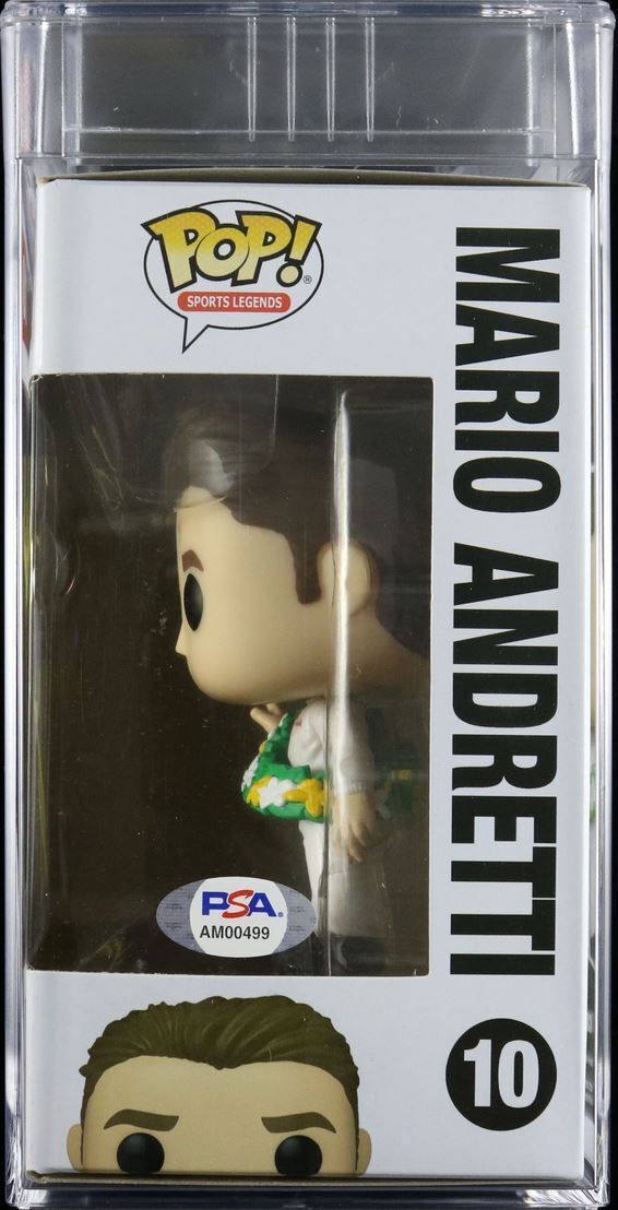 Mario Andretti Signed Funko Pop PSA/DNA Autographed Nascar Racing