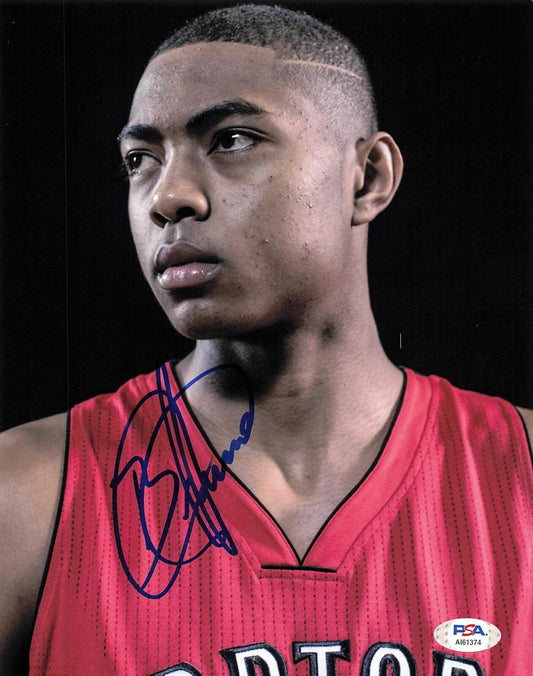 Bruno Caboclo signed 8x10 photo PSA/DNA Toronto Raptors Autographed