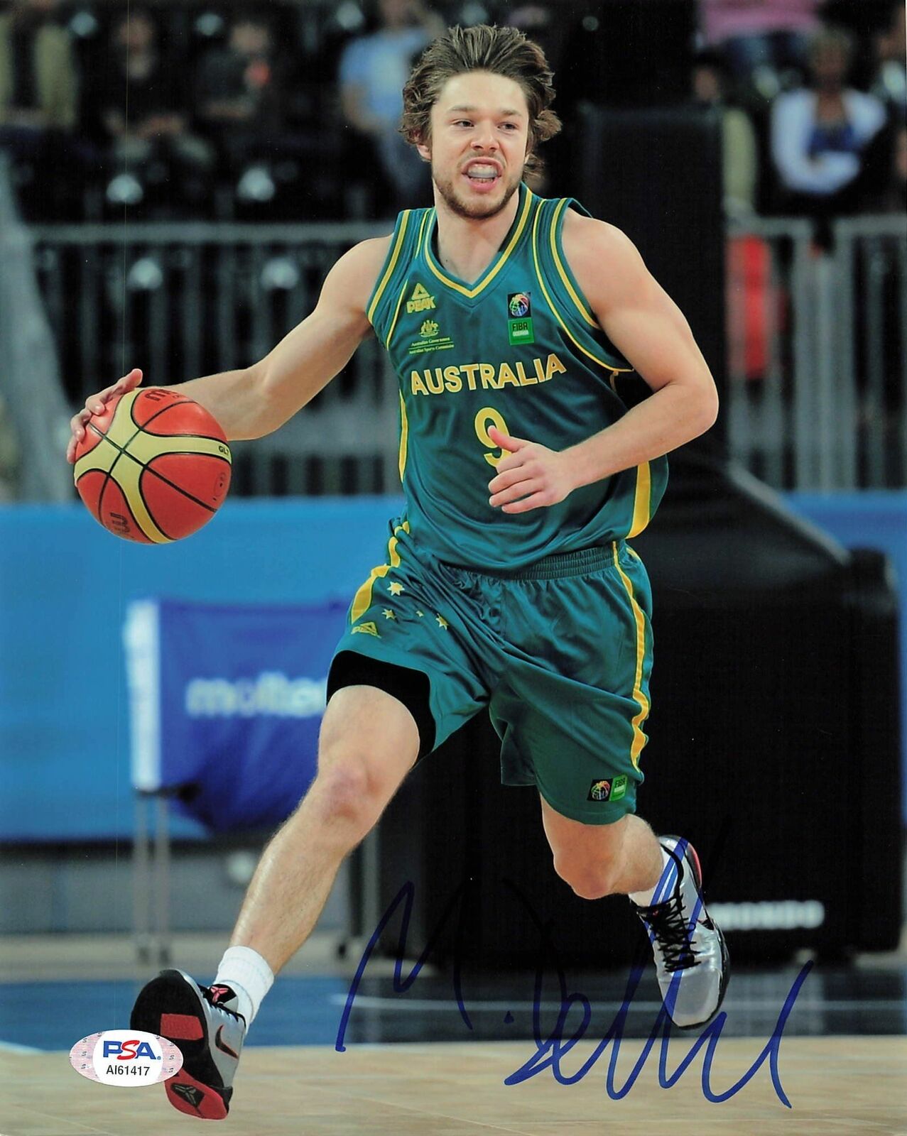 Mathew Dellavedova signed 8x10 photo PSA/DNA Australia Cleveland Cavaliers Autog